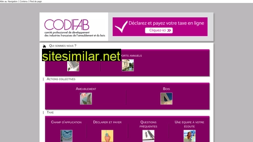 codifab.fr alternative sites