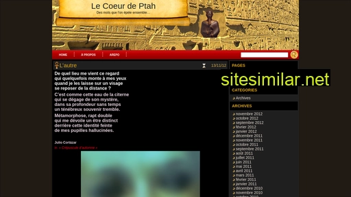 coeurdeptah.fr alternative sites
