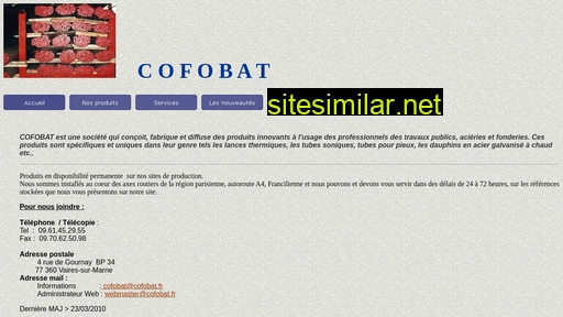 cofobat.fr alternative sites