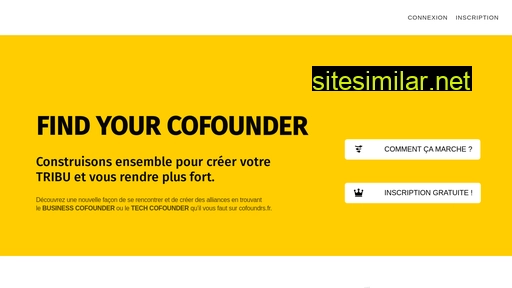 cofoundrs.fr alternative sites