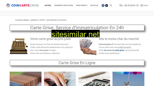 coincartegrise.fr alternative sites