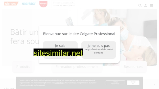 colgateprofessional.fr alternative sites