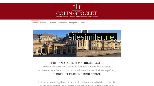 Colin-stoclet similar sites