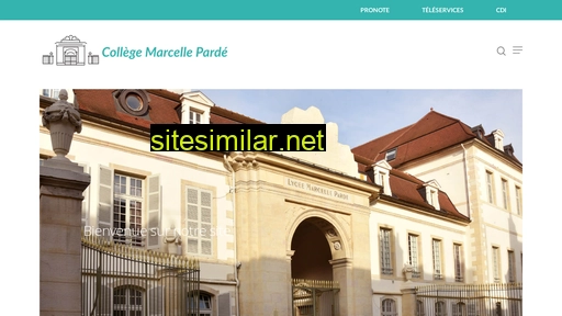 college-marcelleparde.fr alternative sites