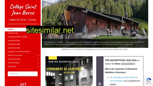 college-sjbosco.fr alternative sites