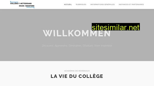 college-soustons.fr alternative sites