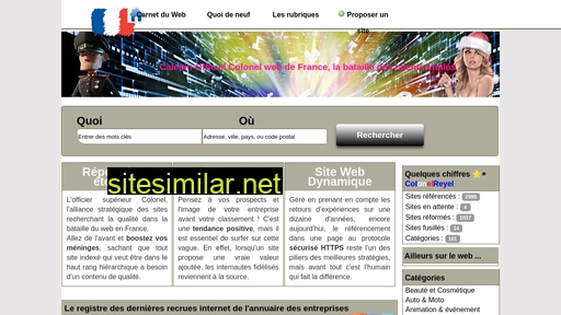 colonelreyel.fr alternative sites