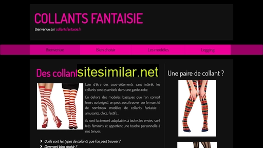 collantsfantaisie.fr alternative sites