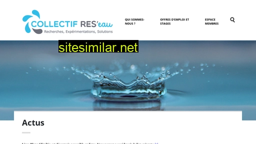 collectif-res-eau.fr alternative sites