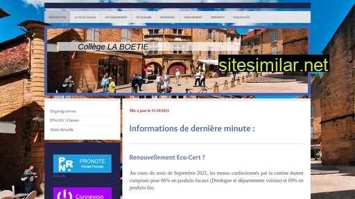 college-la-boetie.fr alternative sites
