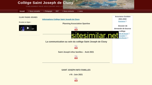 college-st-joseph-cluny.fr alternative sites