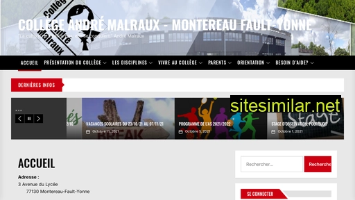collegemalraux-montereau.fr alternative sites