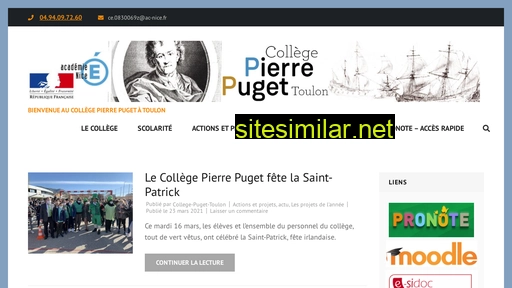 collegepierrepuget.fr alternative sites