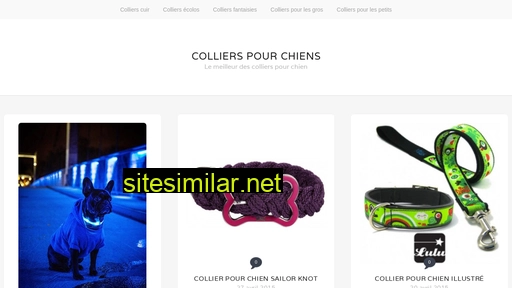 colliers-pour-chien.fr alternative sites