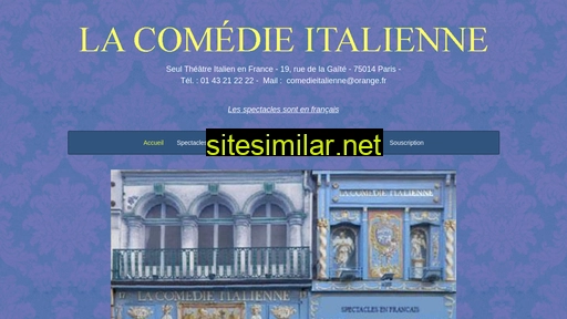 comedie-italienne.fr alternative sites