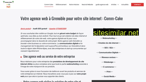 comm-cake.fr alternative sites