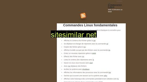 commandeslinux.fr alternative sites