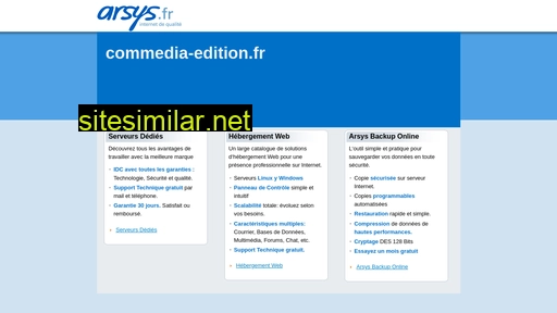 commedia-edition.fr alternative sites