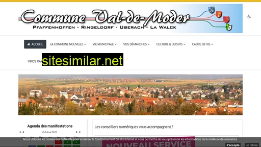 commune-valdemoder.fr alternative sites
