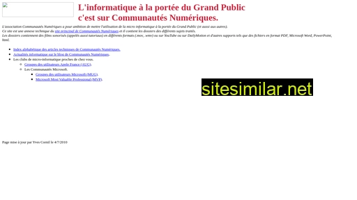 comnum.free.fr alternative sites
