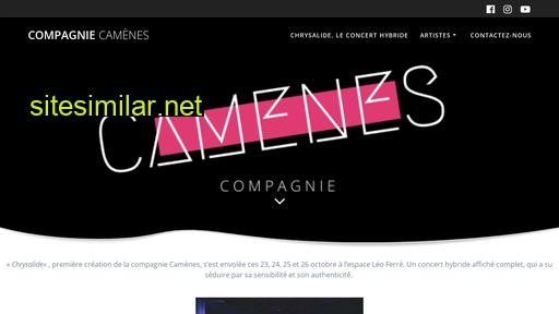 compagniecamenes.fr alternative sites