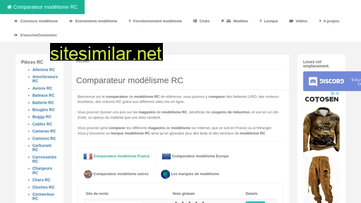 comparateur-modelisme-rc.fr alternative sites