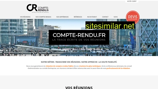 compte-rendu.fr alternative sites