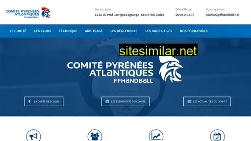 comite64handball.fr alternative sites