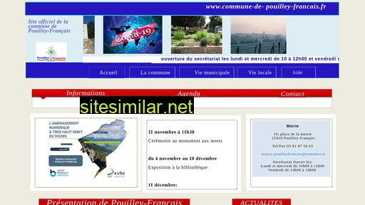 commune-de-pouilley-francais.fr alternative sites