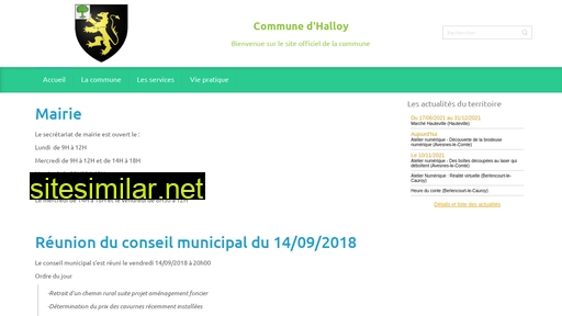 commune-halloy.fr alternative sites