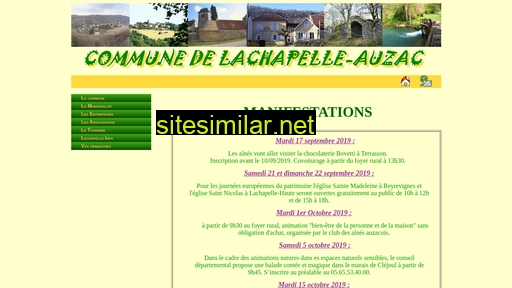 commune-lachapelle-auzac.fr alternative sites