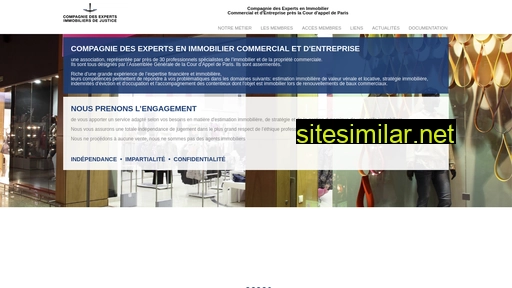 Compagnie-experts-immobiliers similar sites