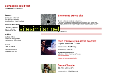 compagnie-soleil-vert.fr alternative sites