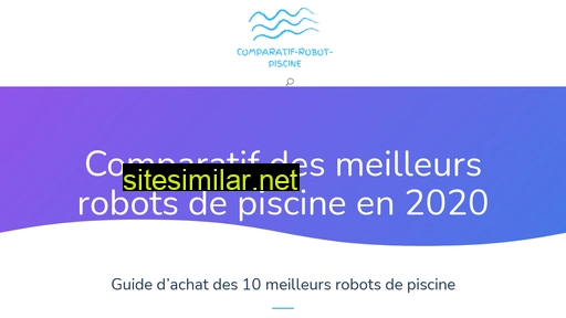 comparatif-robot-piscine.fr alternative sites