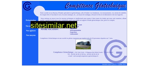 competence-geotechnique.fr alternative sites