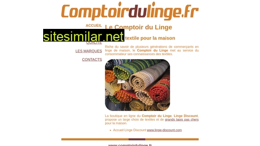 comptoirdulinge.fr alternative sites