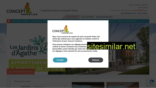 conceptimmobilier.fr alternative sites