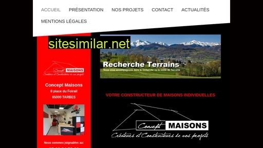 conceptmaisons.fr alternative sites