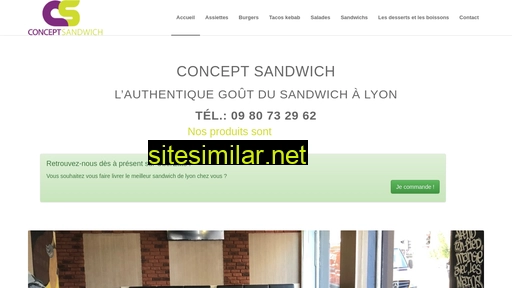 conceptsandwich.fr alternative sites