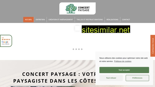 concert-paysage.fr alternative sites
