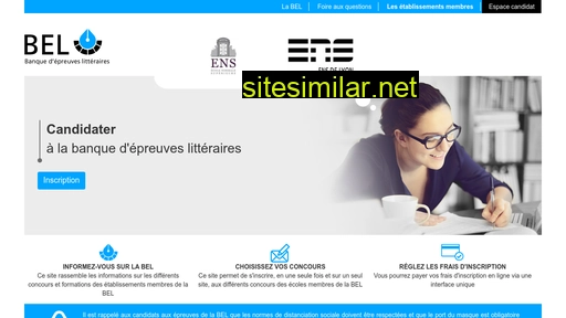 concours-bel.fr alternative sites