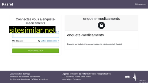 connect-pasrel.atih.sante.fr alternative sites