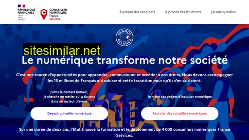 conseiller-numerique.gouv.fr alternative sites