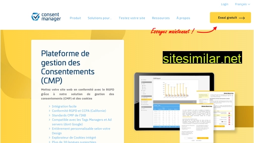 consentmanager.fr alternative sites