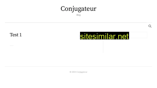 conjugateur.fr alternative sites