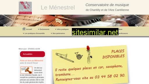 conservatoire-lemenestrel.fr alternative sites