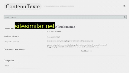 contenu-texte.fr alternative sites