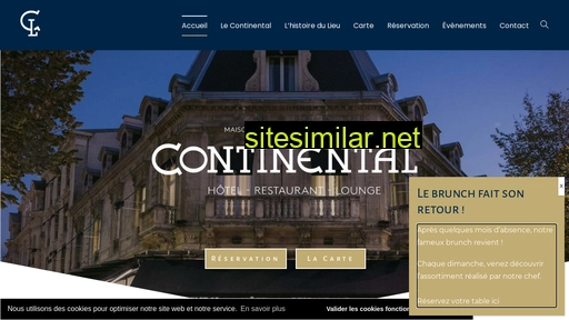 continental-restaurant.fr alternative sites