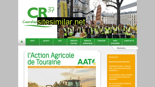 coordinationrurale37.fr alternative sites