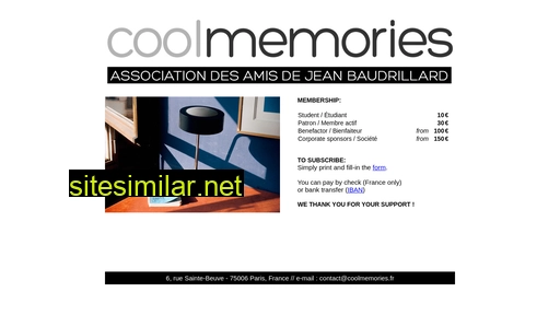 coolmemories.fr alternative sites